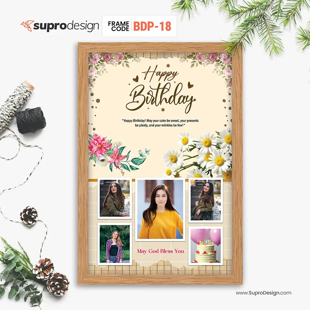 Woman standing wearing dark blue kurti and jeans light grey background