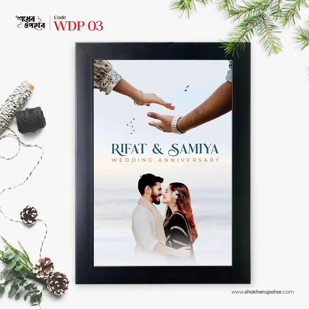 Woman standing wearing dark blue kurti and jeans light grey background