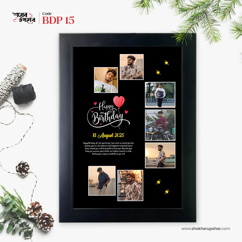 Woman standing wearing dark blue kurti and jeans light grey background